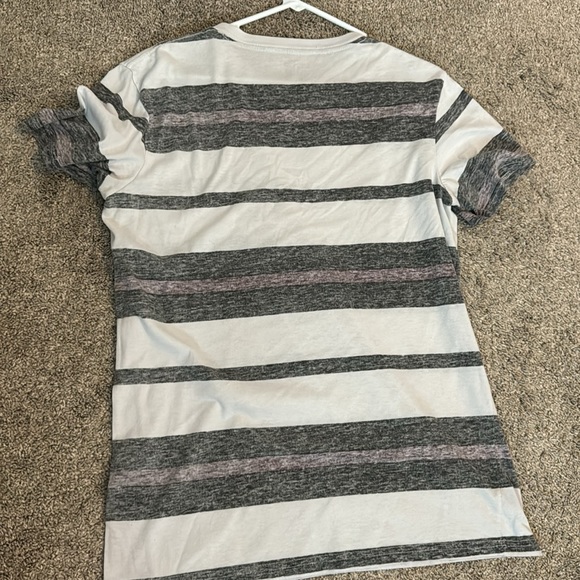 Blue Crown V neck striped tee - Picture 3 of 3